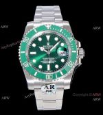 1:1 V4 Swiss 3135 Rolex Submariner Hulk Watch Green Ceramic 904L Steel